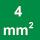 Nominelt tværsnit 4 mm²
