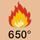 Brandhæmmende 650°C