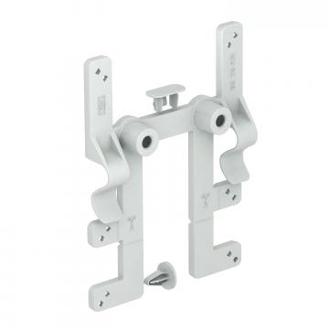 Fastgørelseselement til forgreningsdåse på kabelbakker