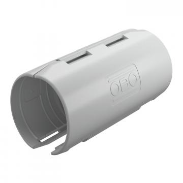 Quick-Pipe-samlemuffe, lysegrå