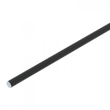 Gevindstang, 1 meter, sort
