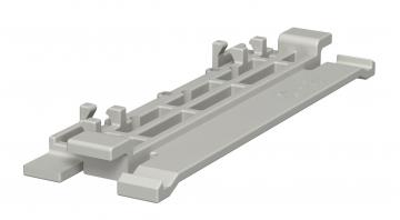Overdelsklemme til WDK-kanaler, kanalbredde 130 mm