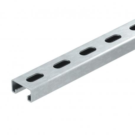 Monteringsskinne MS4121, slids 22 mm, FT, perforeret  6000 | 41 | 21 | 2 | Varmgalvaniseret