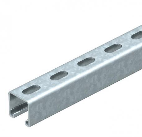 Monteringsskinne, MSL4141, slids 22 mm, FT, perforeret
