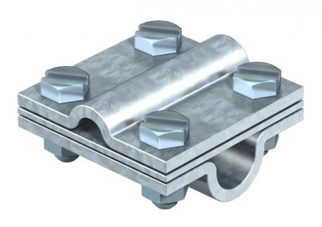 Krydsklemme med mellemplade til Rd 8-10 x Rd 16 FT Rd 8-10 x 16 | Varmgalvaniseret