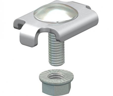 Klemstykke A4  | 34 x 22 | Rustfrit stål 1.4401 | blank, efterbehandlet