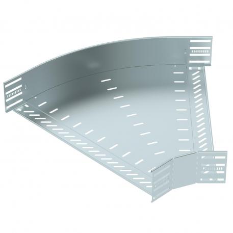 45°-bøjning 110 FS 600 | Stål | båndgalvaniseret | zinc