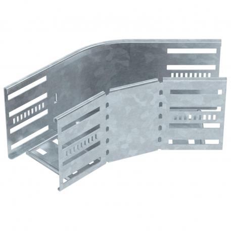 45°-bøjning 110 FT 100 | Stål | Varmgalvaniseret | zinc