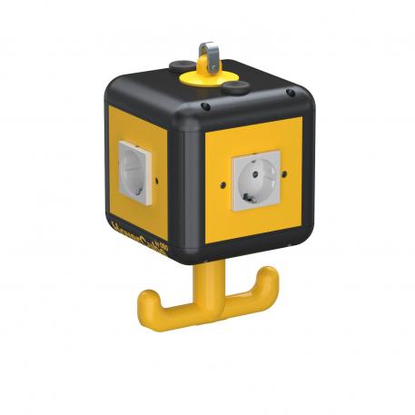 HoverCube VH-4, 4 x beskyttelseskontakt-stikdåse