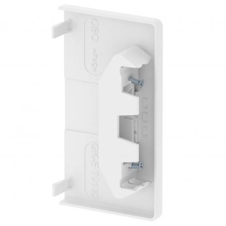 Endestykke, til installationskanal Rapid 80 type GKH-70130  |  |  |  | renhvid; RAL 9010