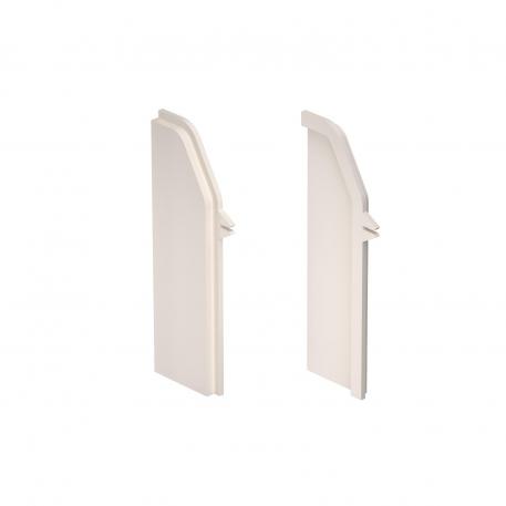 Sideafslutning komponentholder SL GTSA5070 cremehvid; RAL 9001