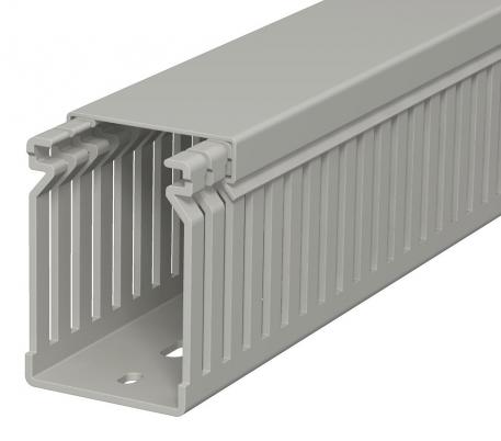 Ledningskanal, type LK4 60040 2000 | 40 | 60 | Bundperforering | stengrå; RAL 7030