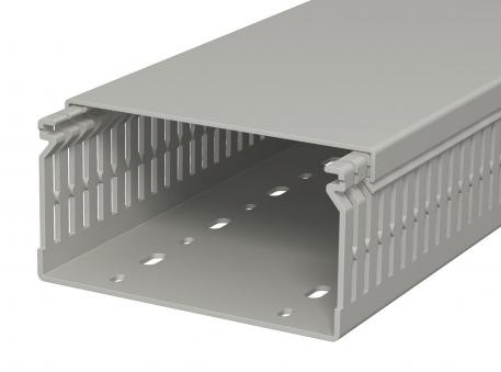 Ledningskanal, type LK4 N 60120 2000 | 120 | 60 | Bundperforering | stengrå; RAL 7030