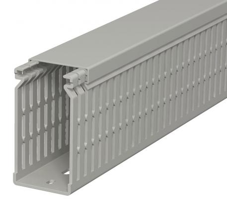 Ledningskanal, type LK4 N 80040 2000 | 40 | 80 | Bundperforering | stengrå; RAL 7030
