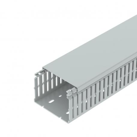 Ledningskanal, type LKVH N 75100 2000 | 100 | 75 | Bundperforering | lysgrå; RAL 7035