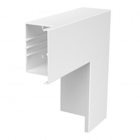 Fladvinkel, til kanal type WDK 100130  |  | Hvid; RAL 9016