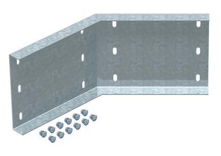 45°-vinkelforbindelse, vandret, udvendig vange 200 FT 200 | 2,5
