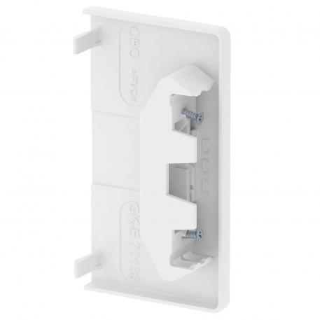 Endestykke, til installationskanal Rapid 80 type 70130  |  |  |  | renhvid; RAL 9010