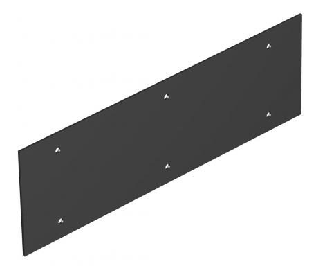 Dækplade Telitank T12L, blind, til længdeside