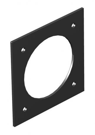 Dækplade Telitank T4L/T8NL, monteringsåbning for CEE-komponent med 60'er fastgørelsesspor