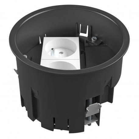 Installationsdåse dobbelt NF 2-x NF-stikdåse